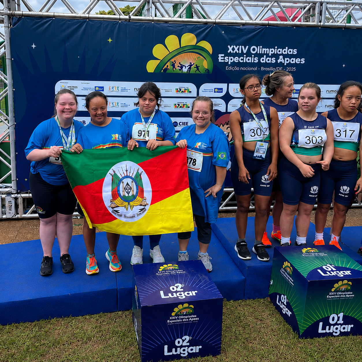 2º Lugar – Revezamento 4×100 metros