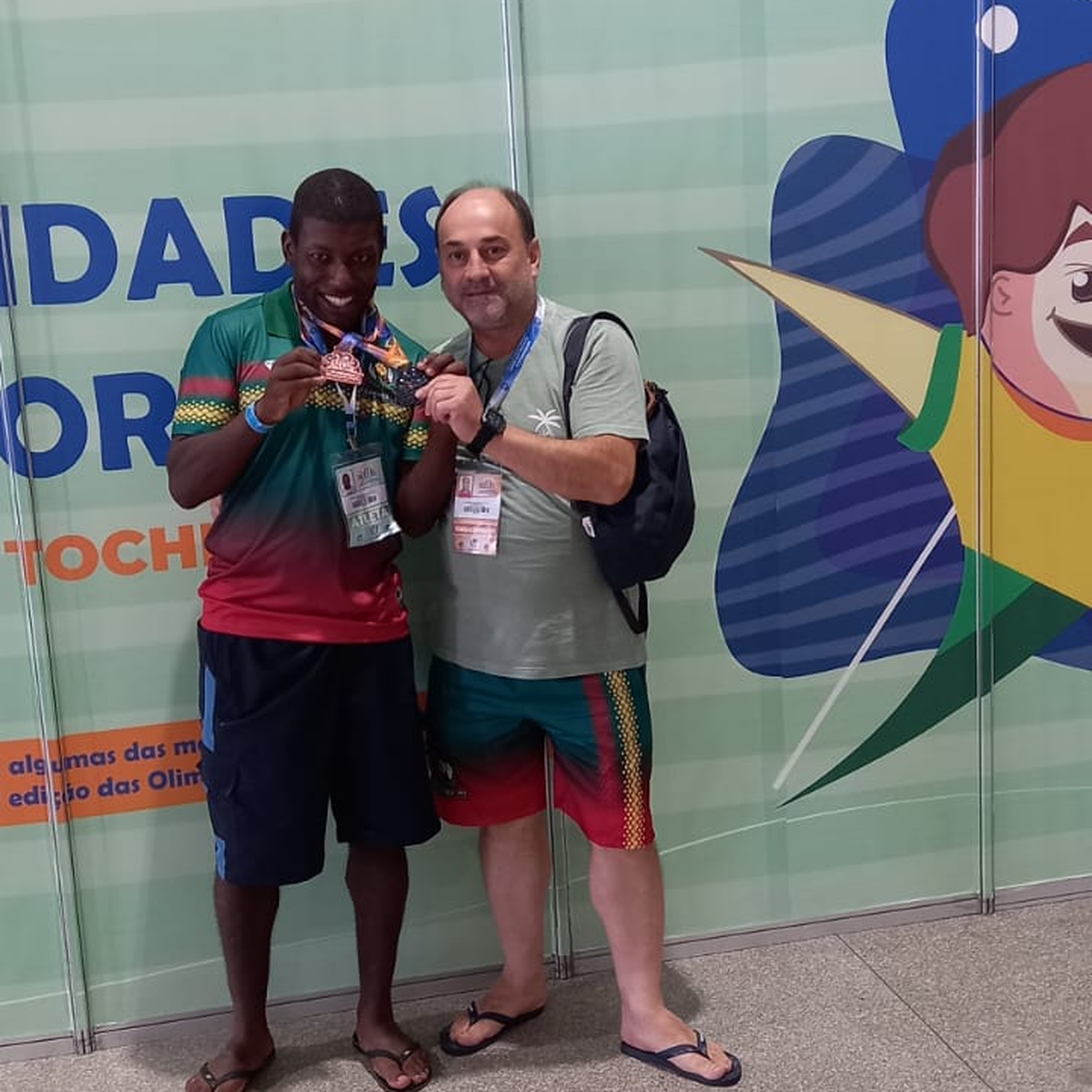 3º Lugar – Prova dos 100 metros