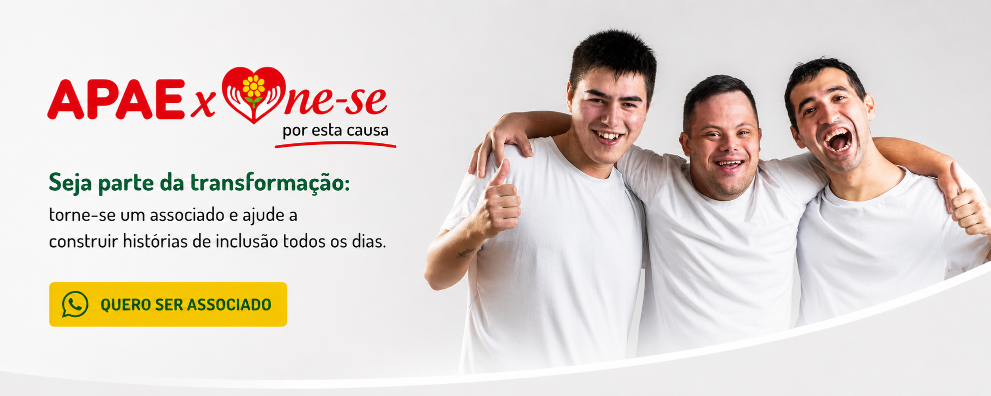Seja parte da transformação: torne-se um associado