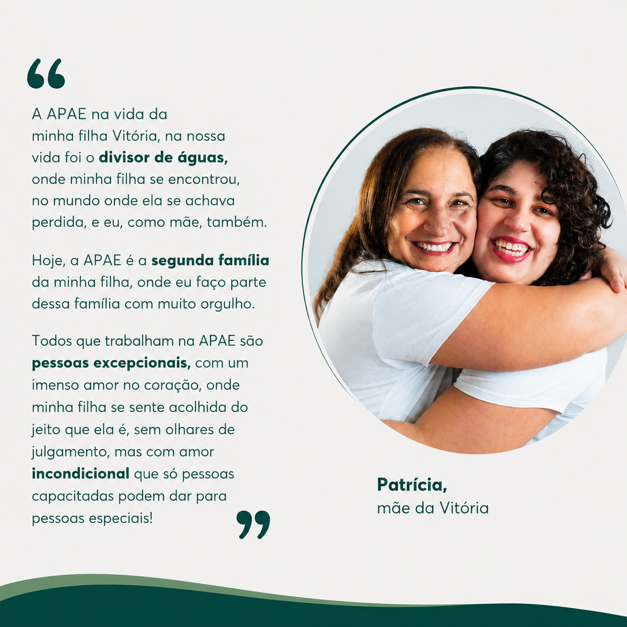 Depoimento de Patricia, mãe da Vitória
