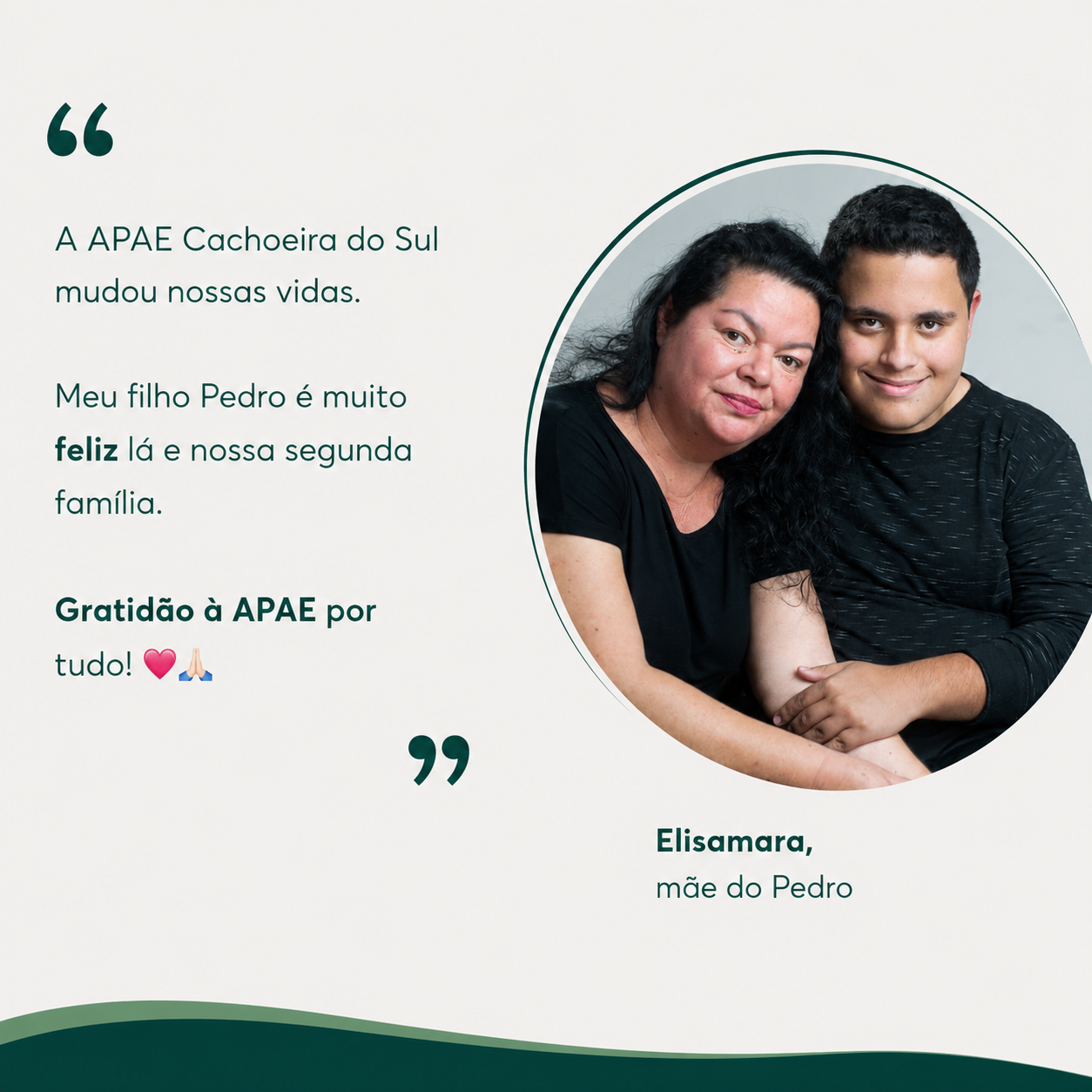 Depoimento de Elisamara, mãe do Pedro